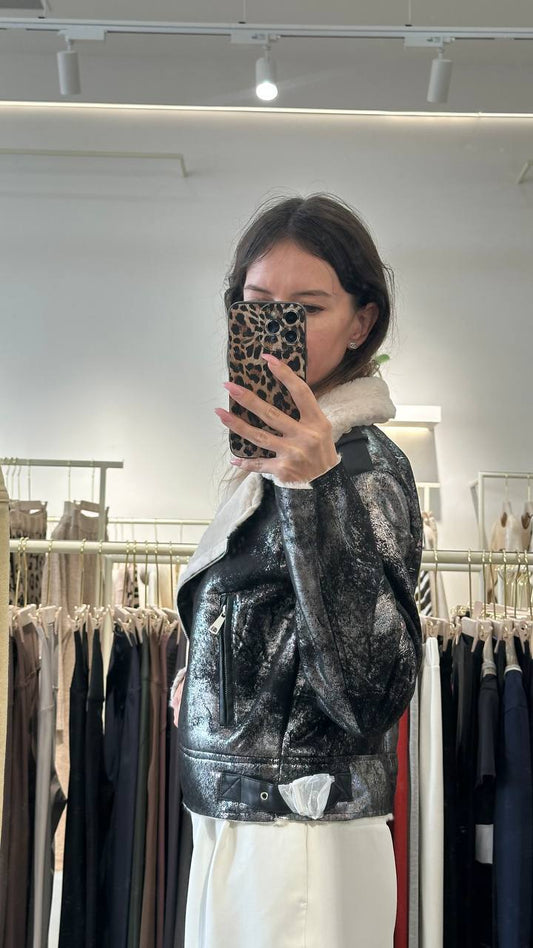 Soft shearling coat