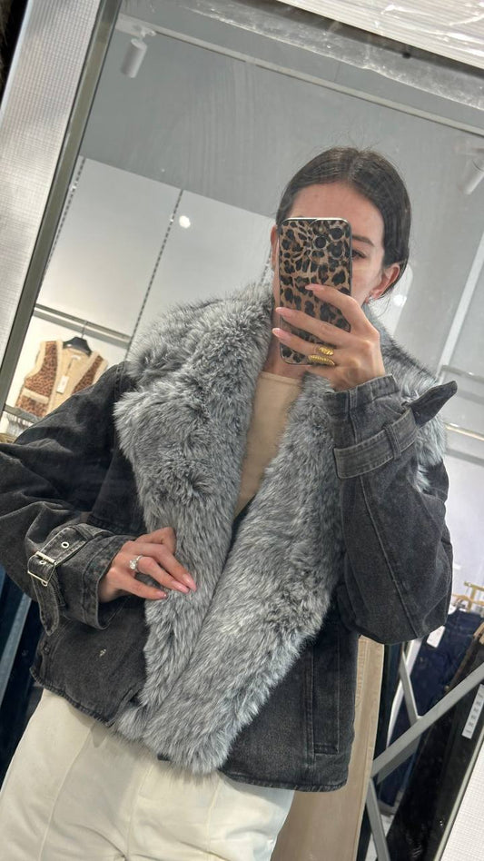 Warm denim jacket