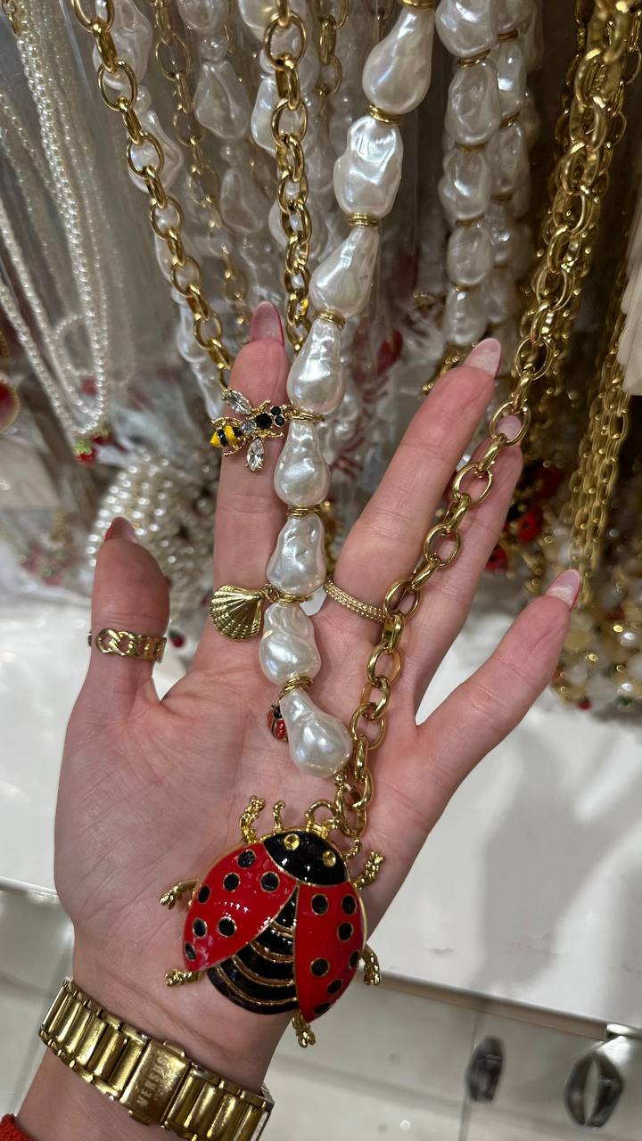 necklaces in a summer theme
