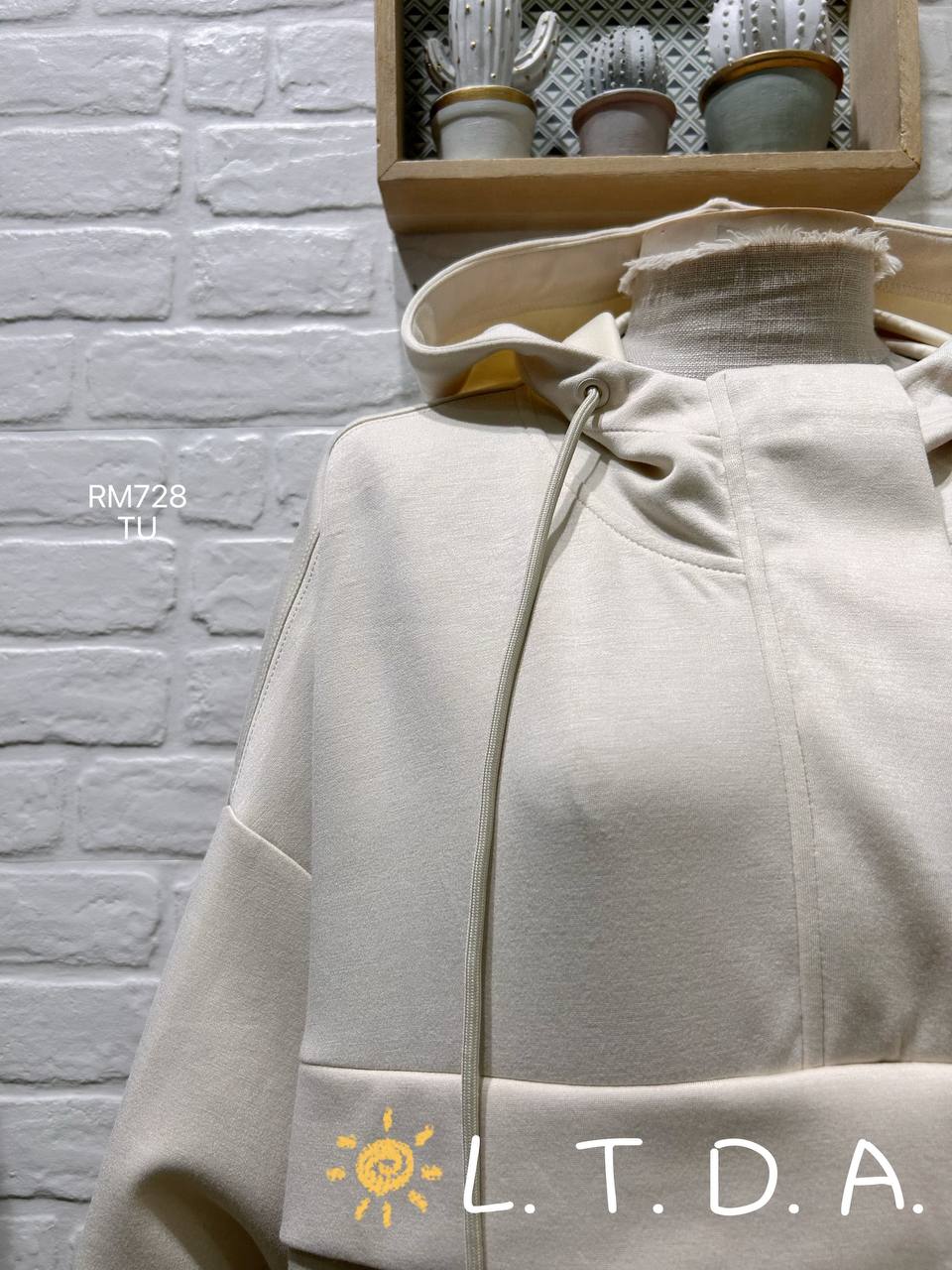Viscose hoodie