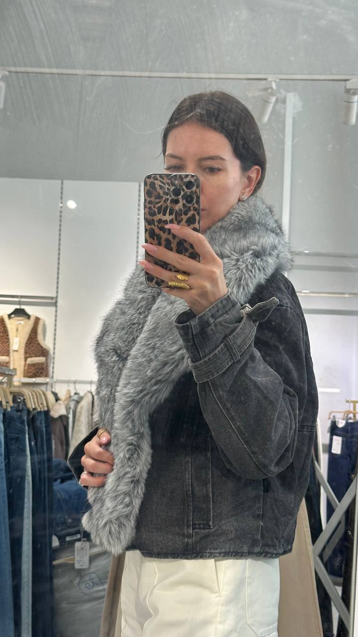 Warm denim jacket