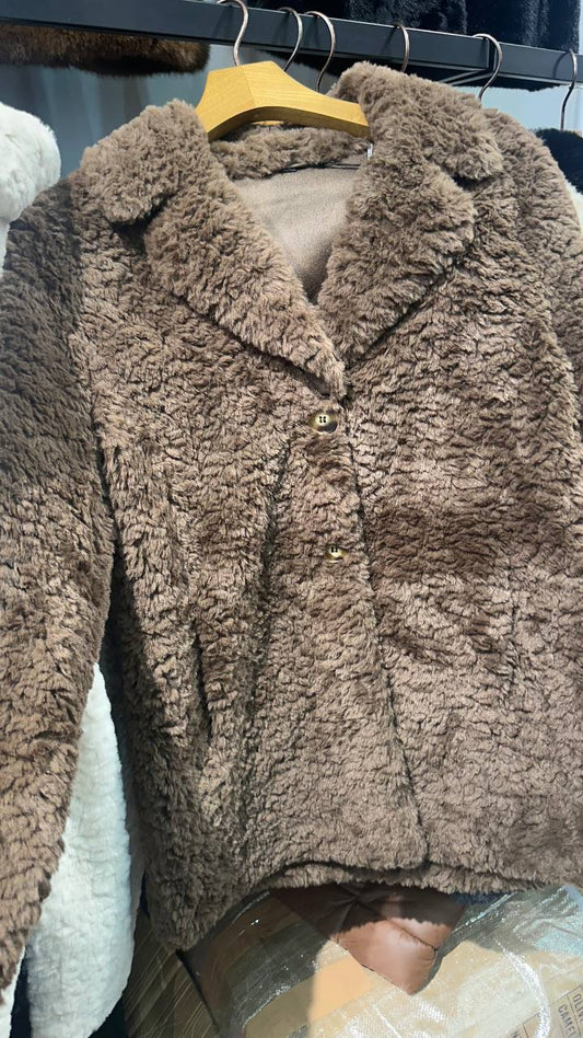 A soft lambskin half-coat