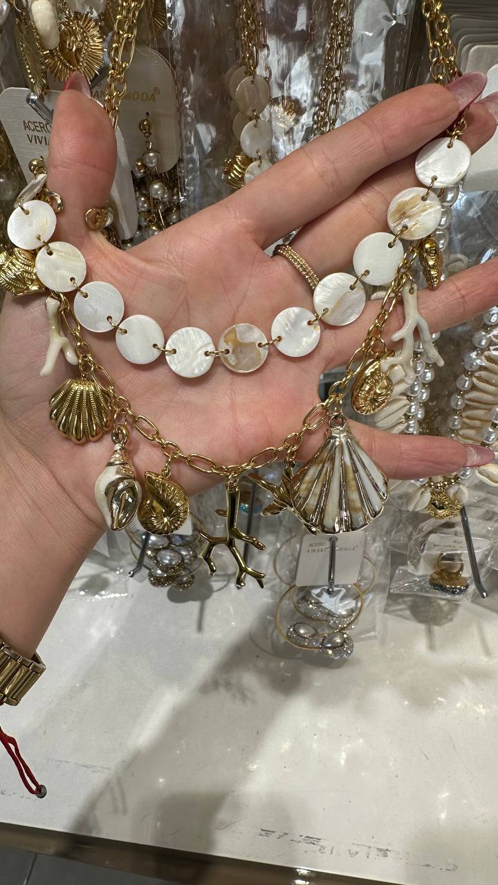 necklaces in a summer theme