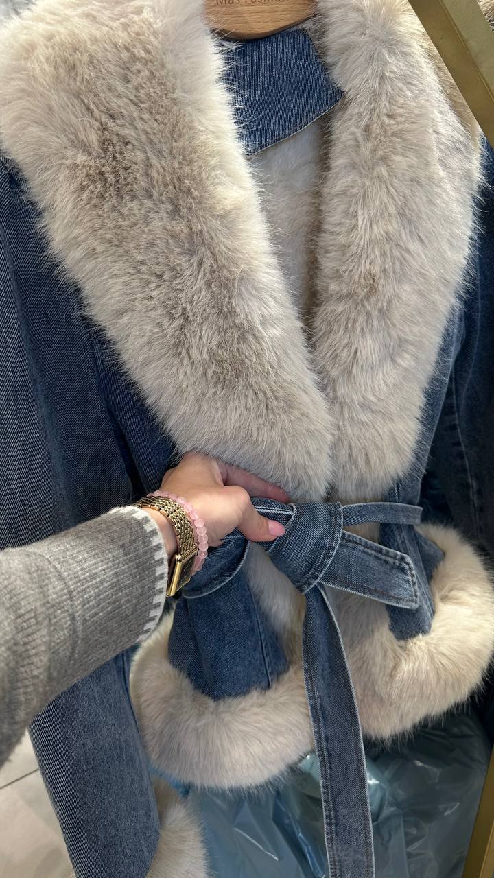 Insulated Jacket with Fur