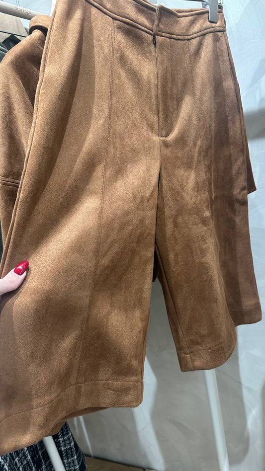 Eco-Suede Bermuda Shorts