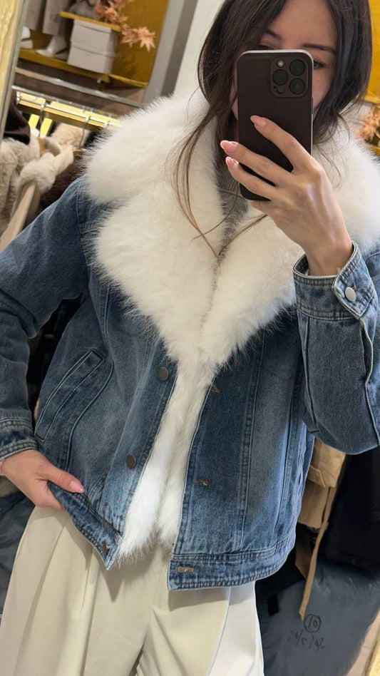 Warm Jacket with Removable Fur