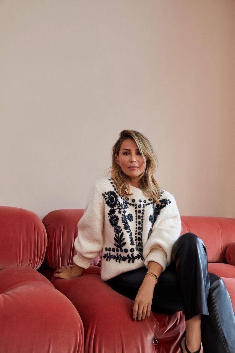 Embroidered Volume Jumper