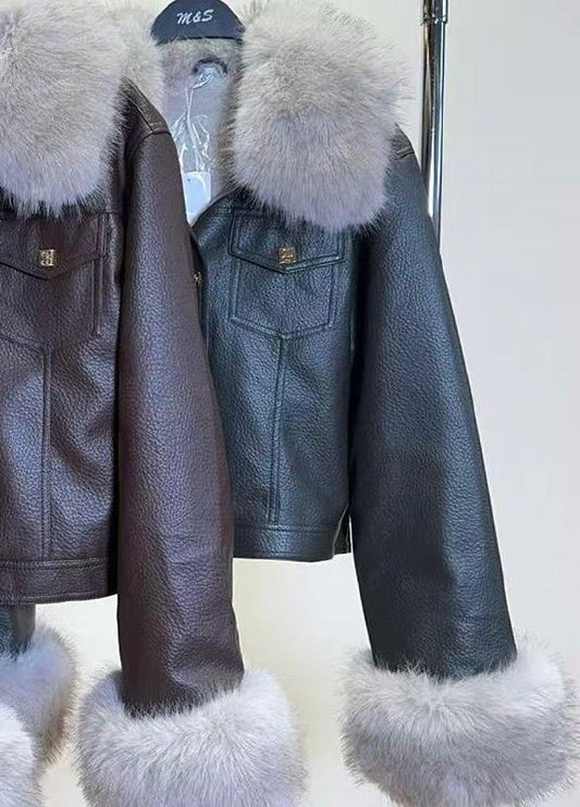 Insulated Eco-Leather Jacket