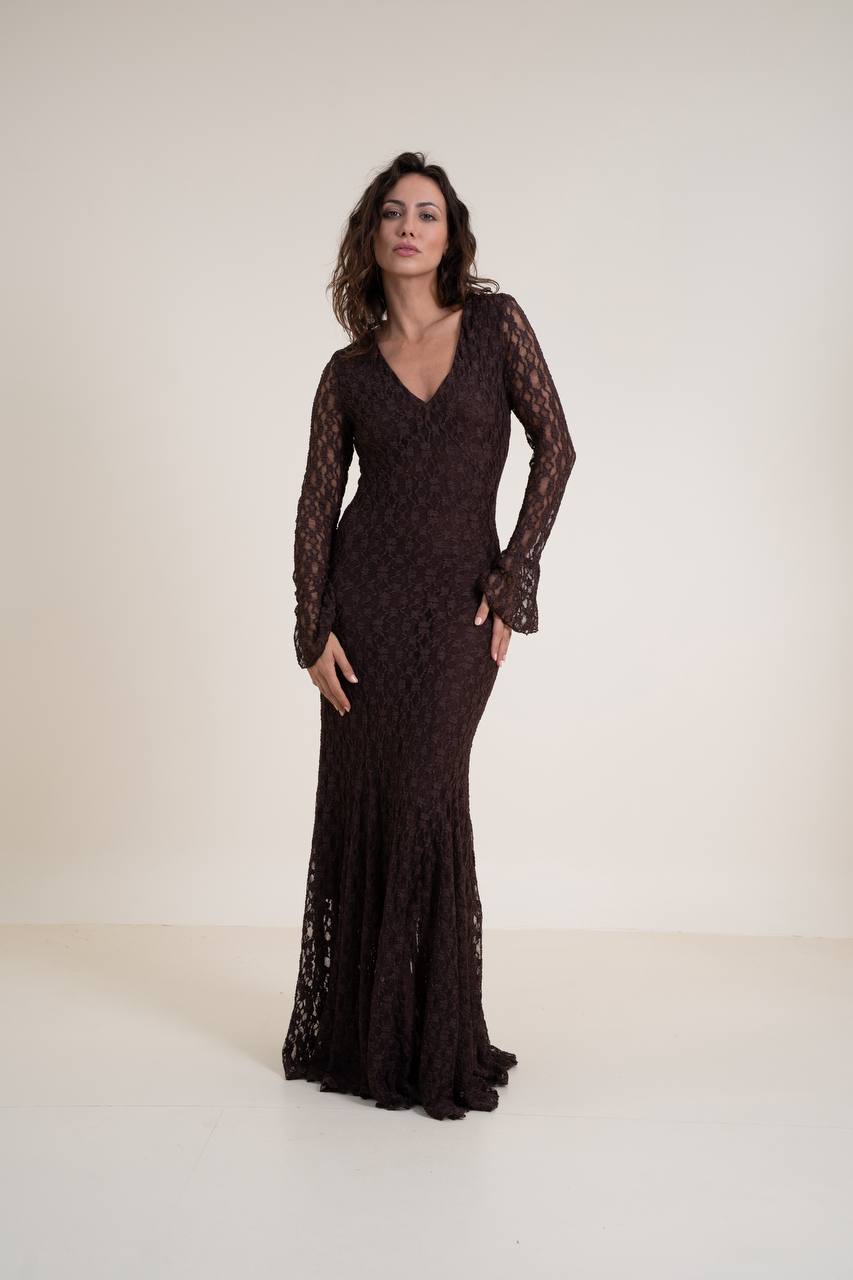 Chocolaty Lace Dress