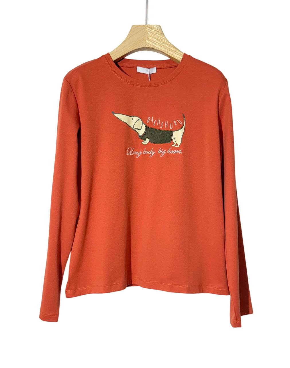 Oversized Long Sleeve with Charming Print