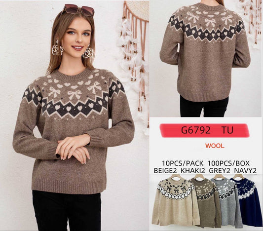 Cozy Jumper with Pattern