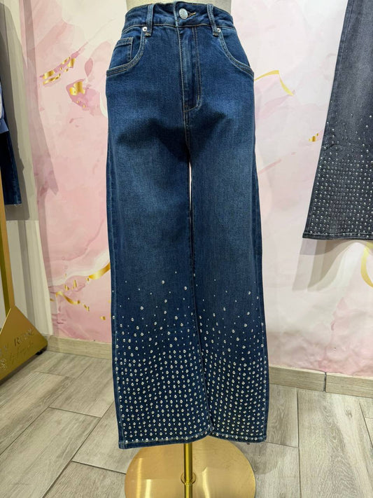 Jeans with Thermostuds