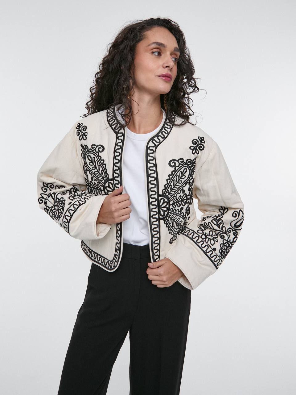 Jacket with Unreal Embroidery