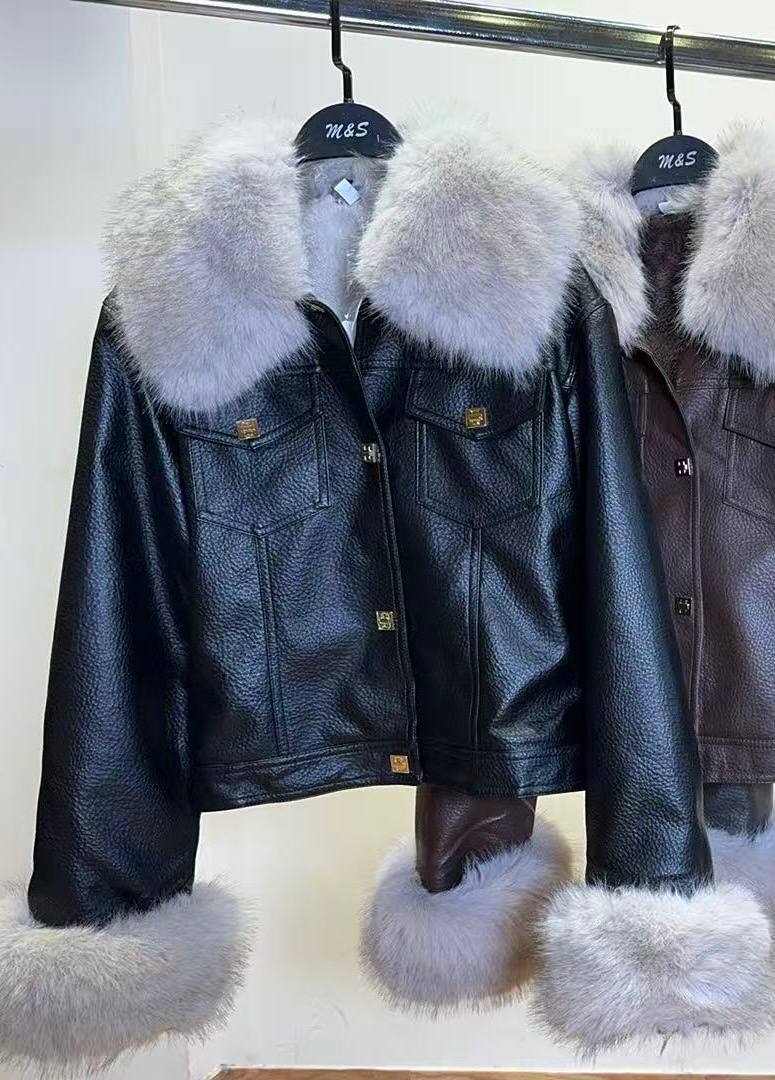 Insulated Eco-Leather Jacket