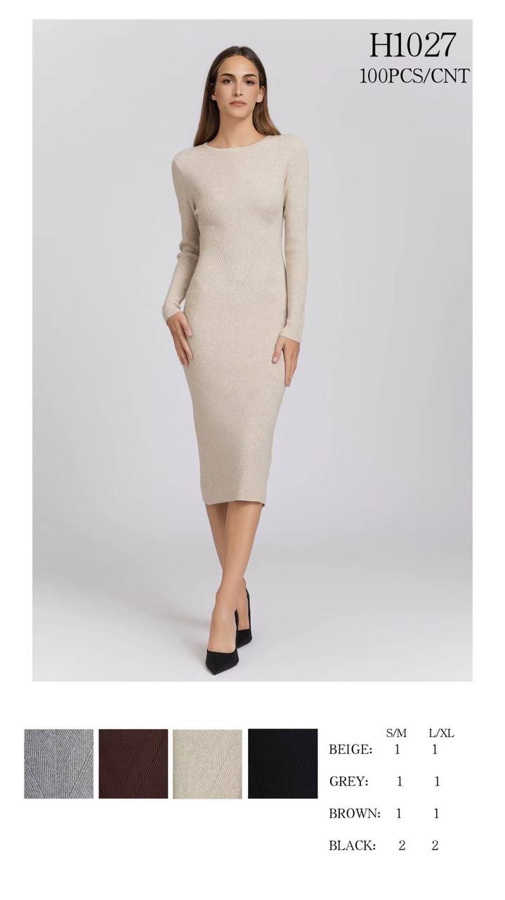 Knit Midi Dress