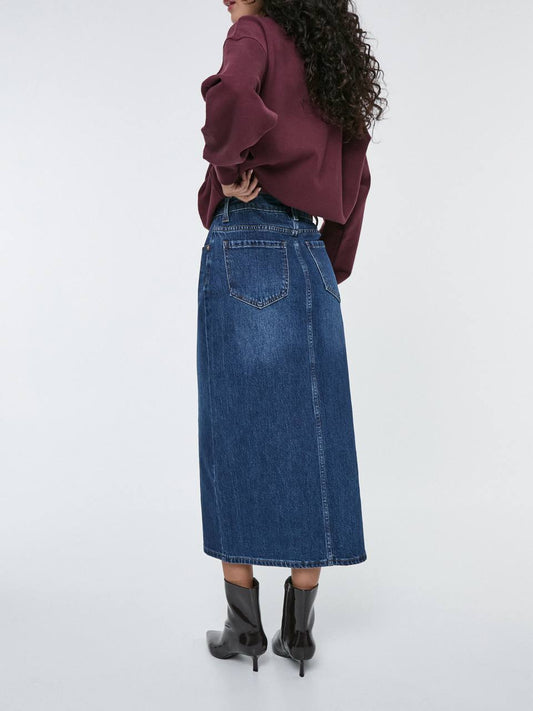 Jeans Midi Skirt