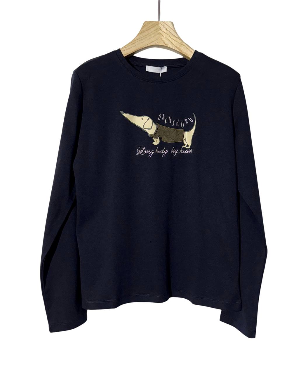 Oversized Long Sleeve with Charming Print