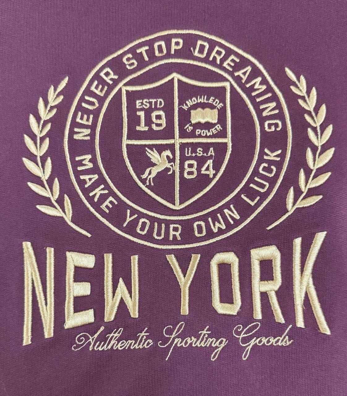 College Style Embroidered Jumper