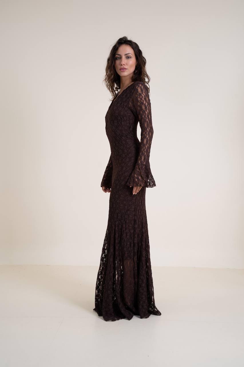 Chocolaty Lace Dress
