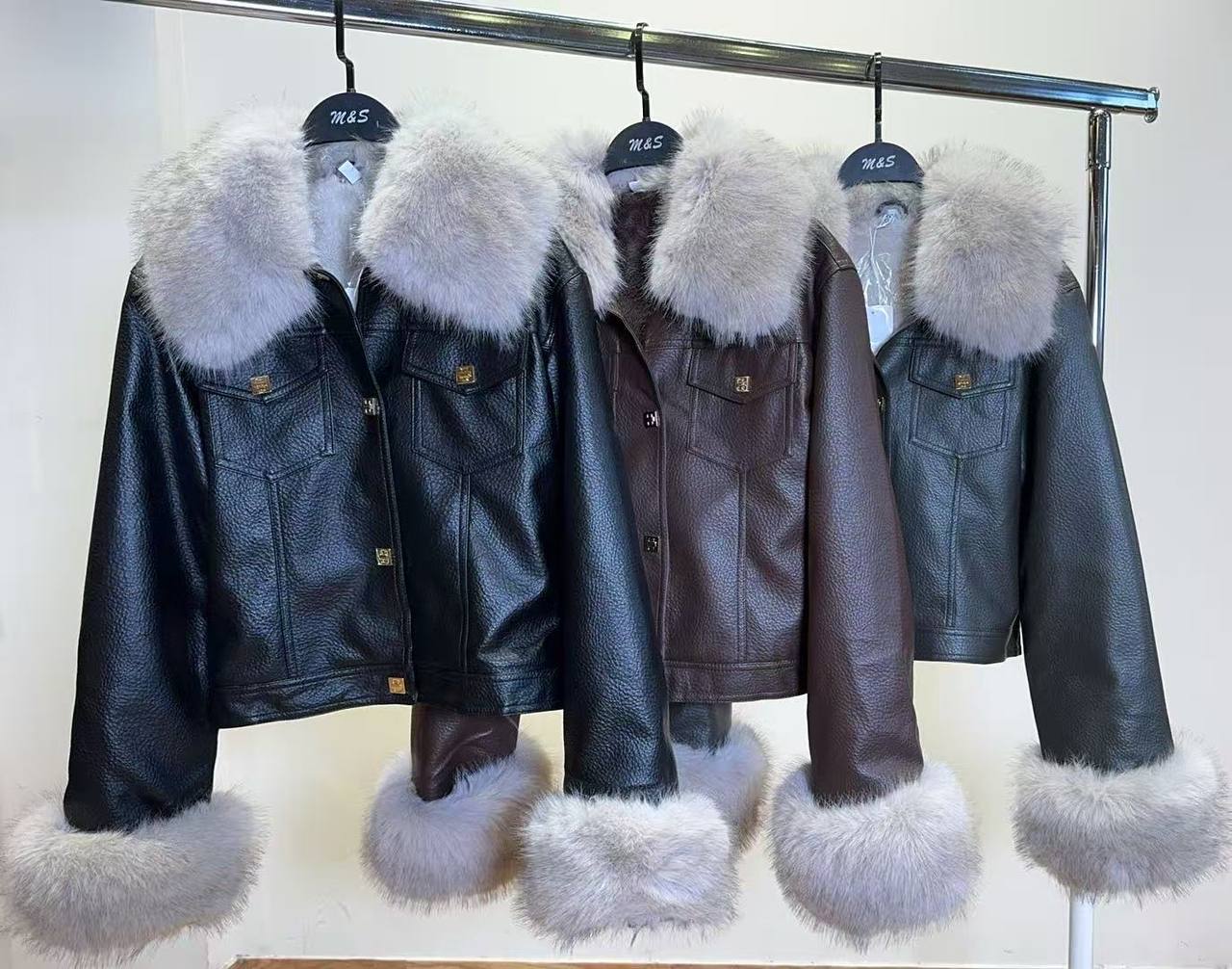 Insulated Eco-Leather Jacket