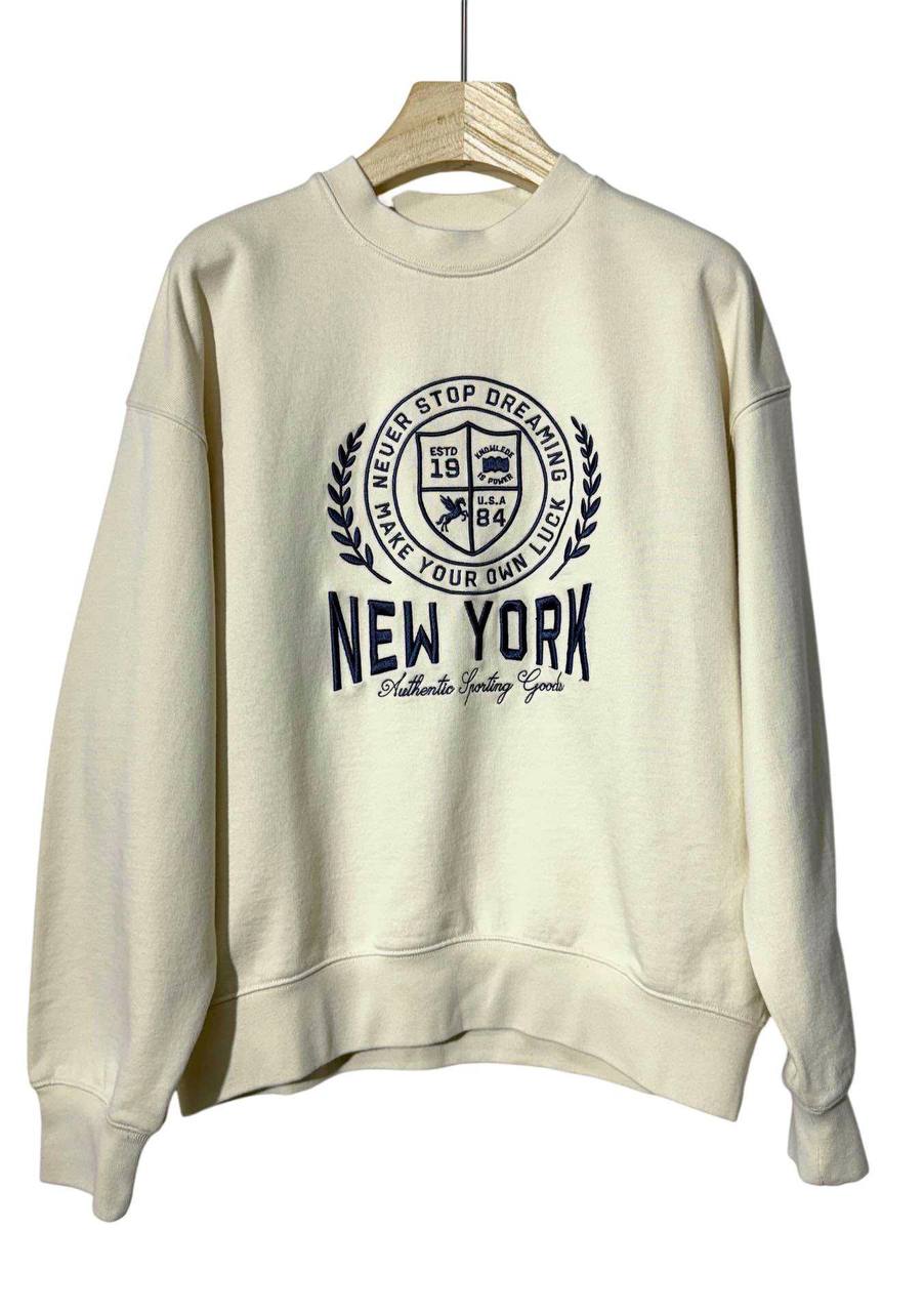 College Style Embroidered Jumper
