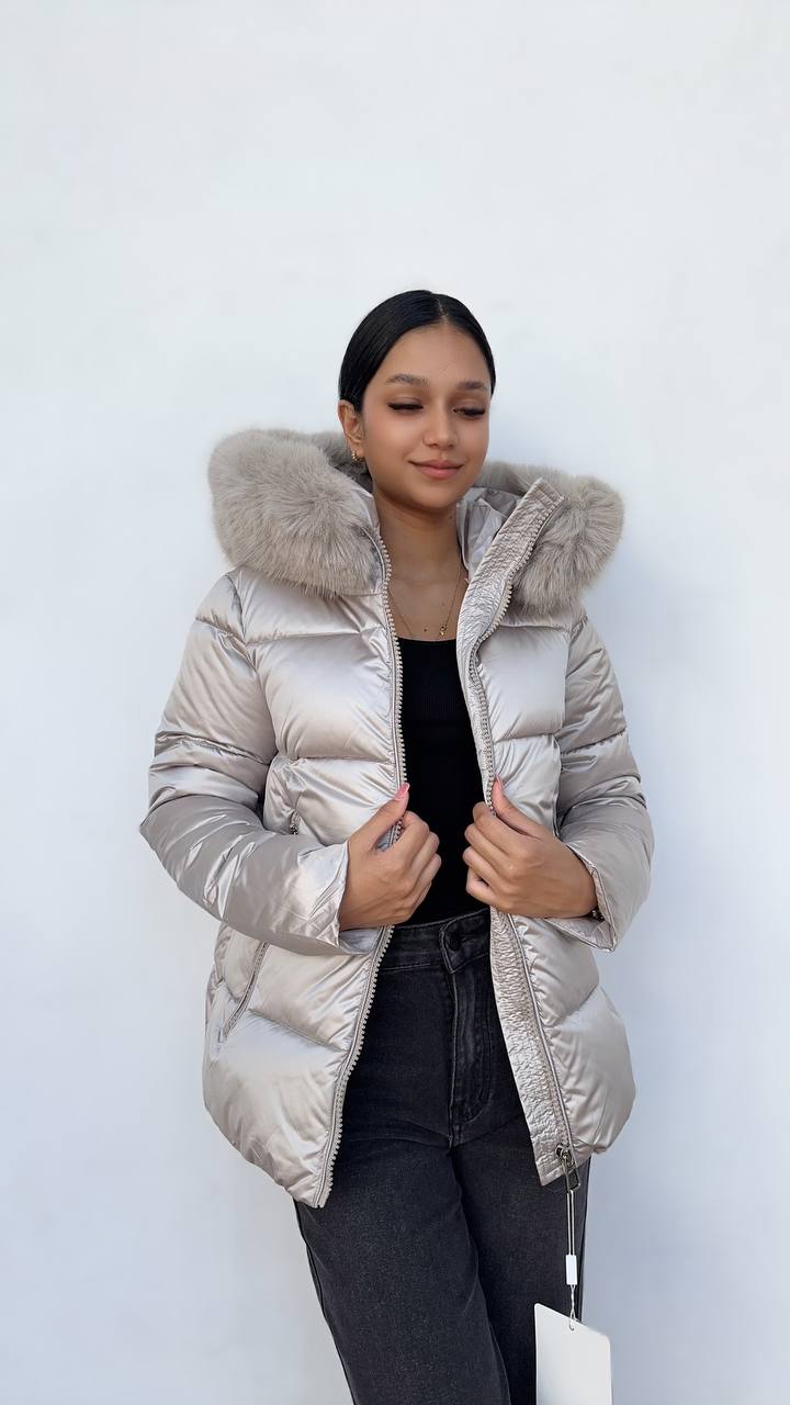 Jacket with Pearl Shine