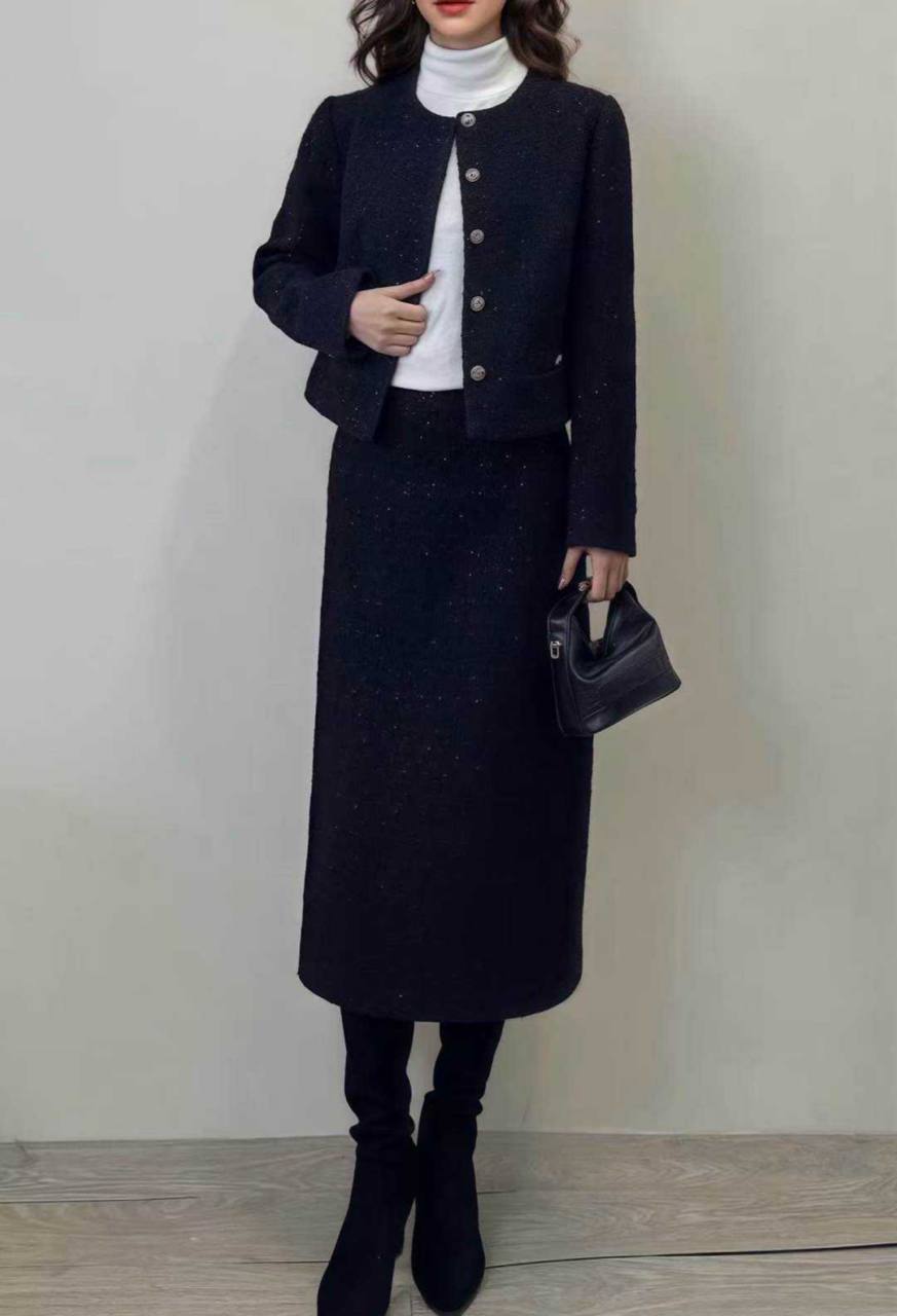 Costume with Minimalist Sequins