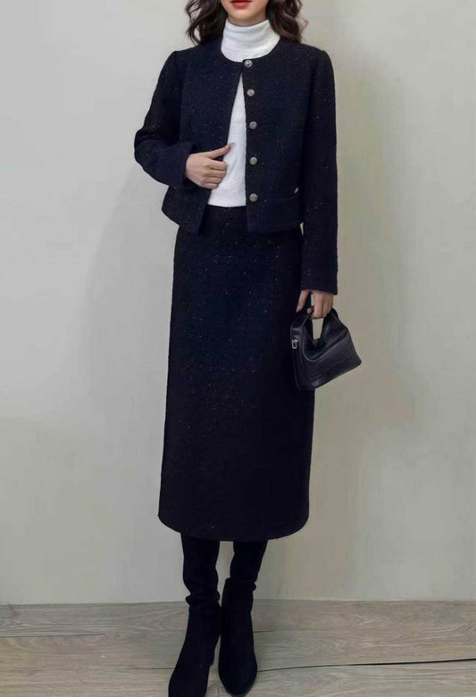 Costume with Minimalist Sequins