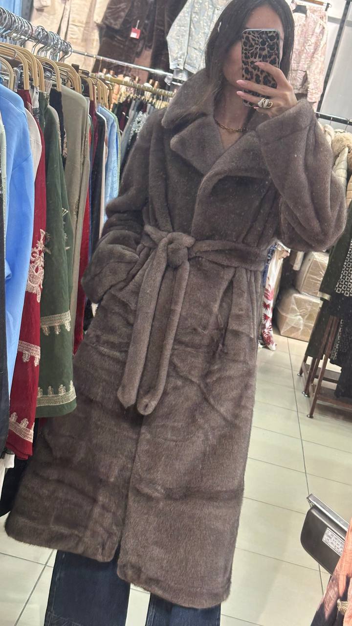 Sheepskin Coat With English Collar