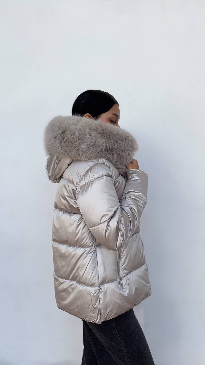 Jacket with Pearl Shine