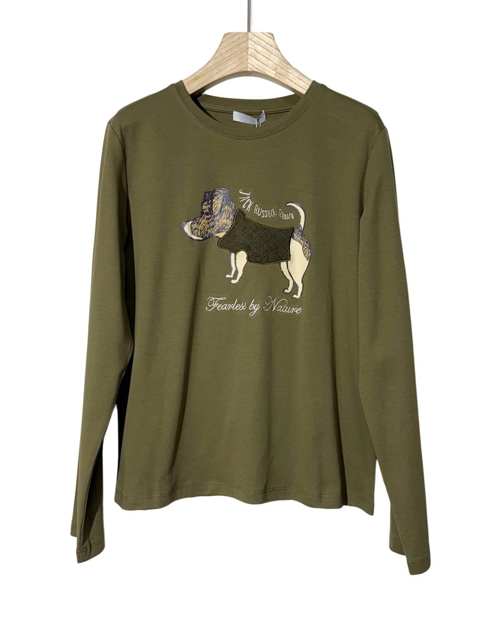 Oversized Long Sleeve with Charming Print