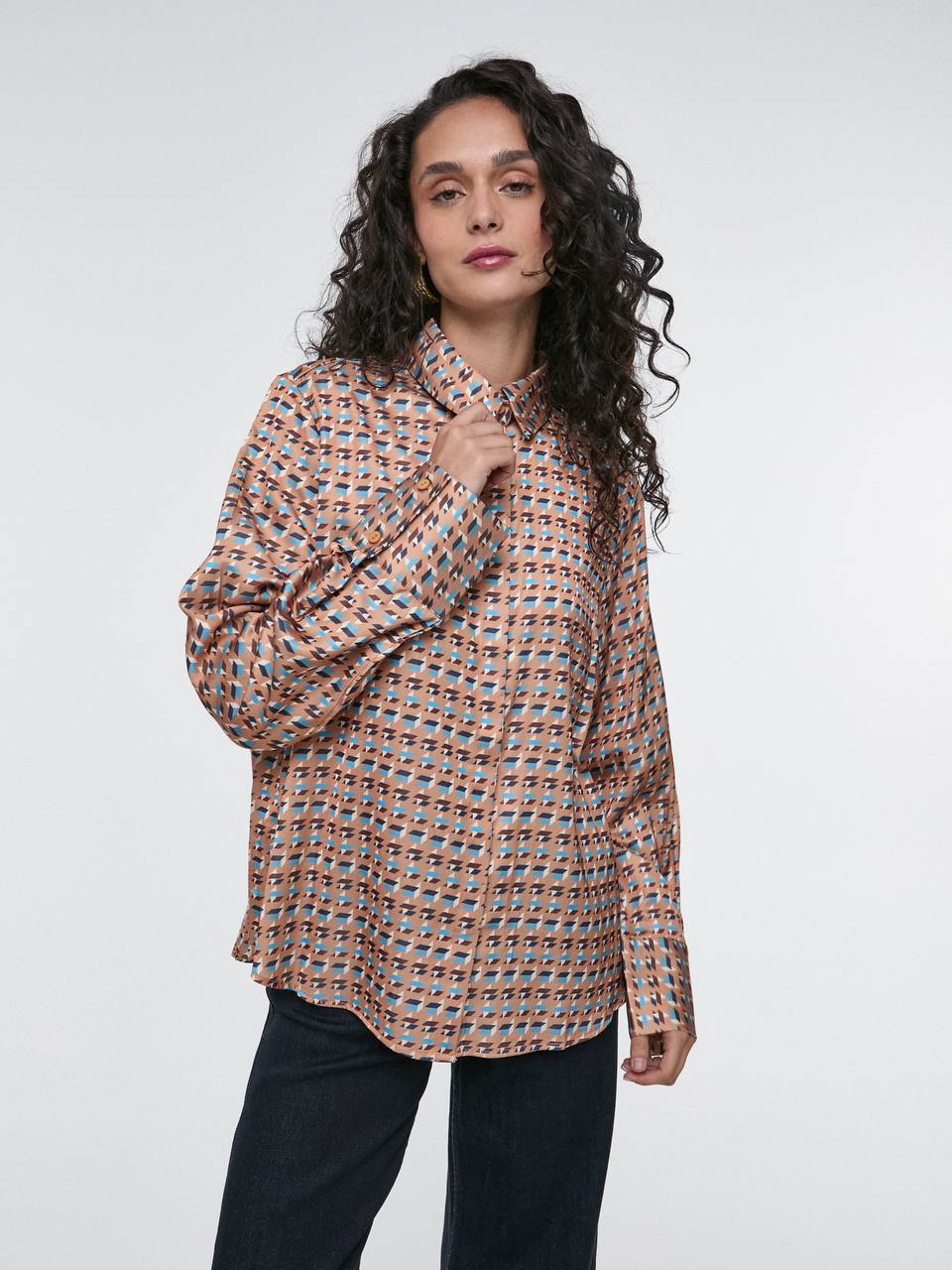Loose-Fit Shirt with Print